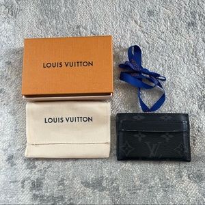 LV Louis Vuitton Double Card Case Wallet